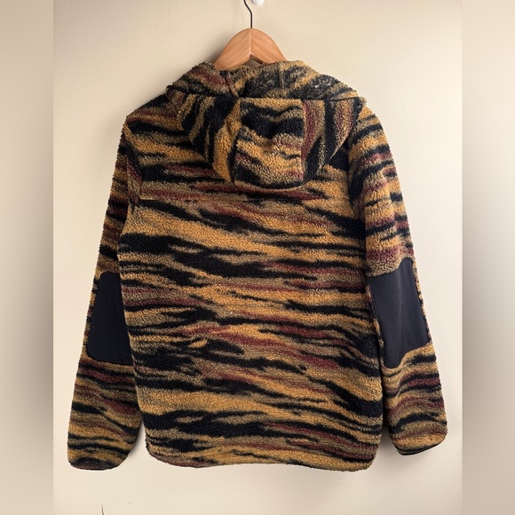 The North Face Campshire Sherpa Fleece Pullover Kangaroo Hoodie Tiger Mens XS FW - Picture 2 of 12